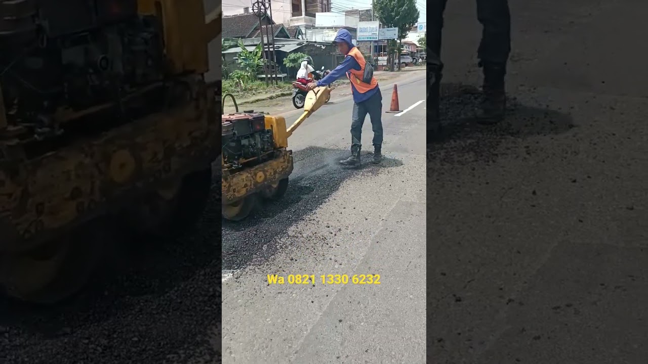 Mesin Pemadat Aspal Baby Roller Wa 082113306232
