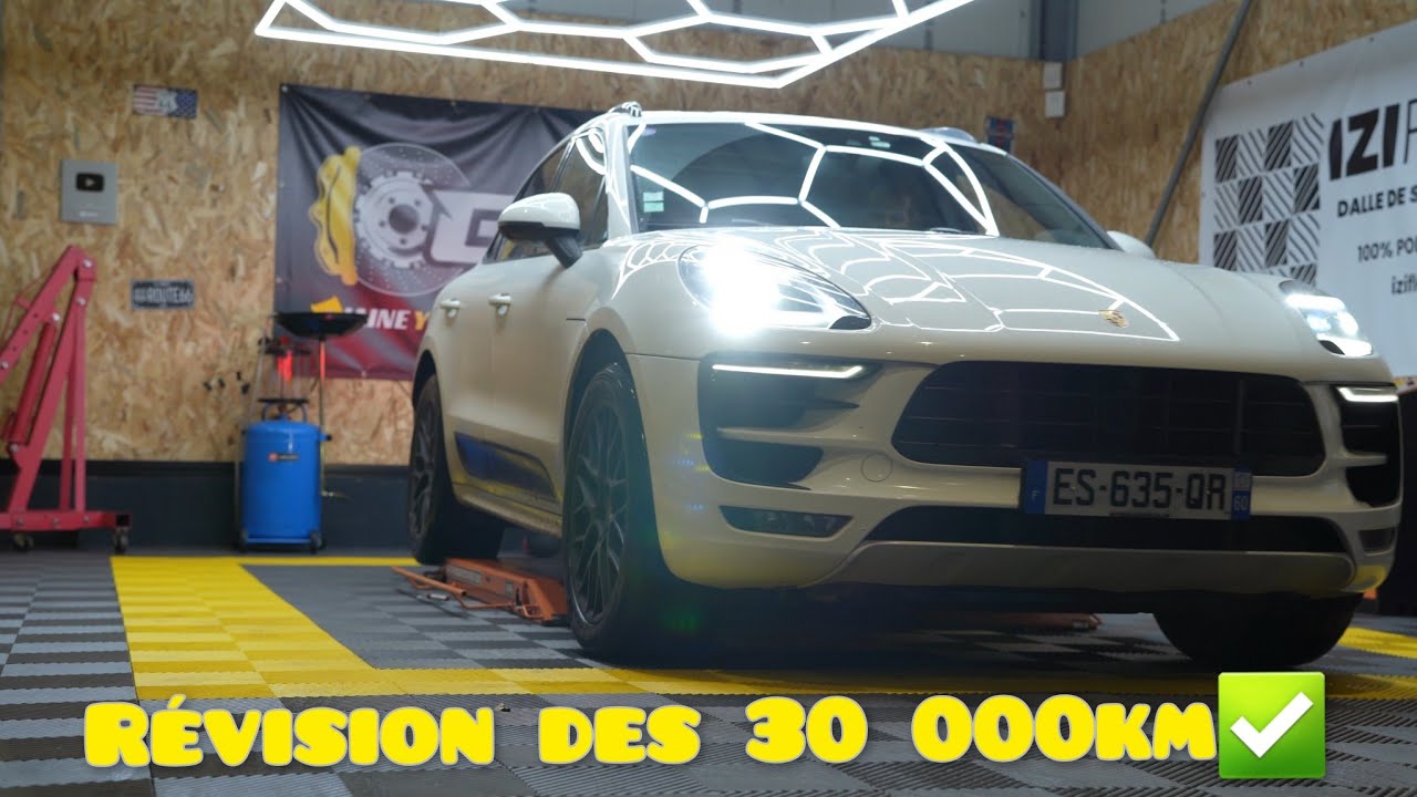 Porsche Macan GTS sur le pont! Entretien des 30 000KM!✅️Guide Pratique💯