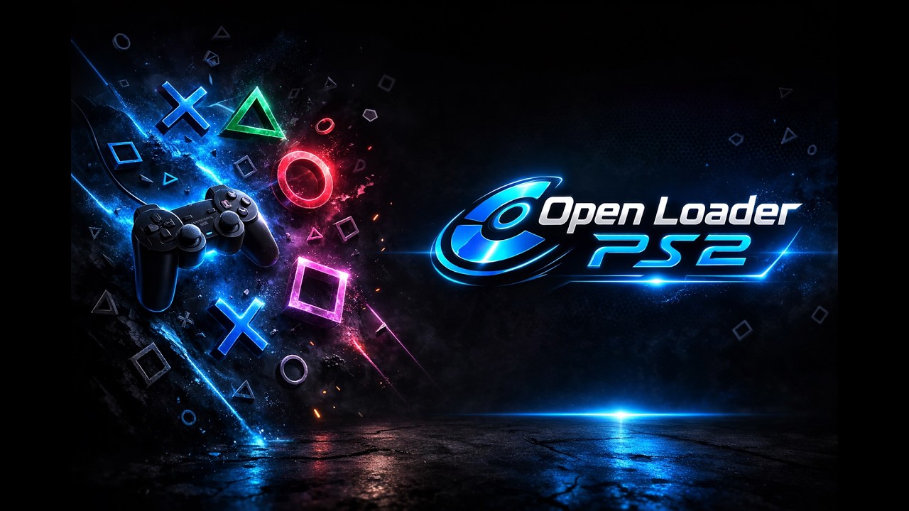 PS2 SLIM   probando open loader con SMB LAN