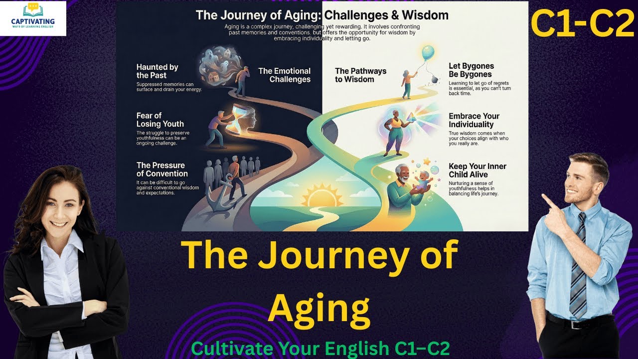 ✅ Video: Simply Learn English and New Words in The Journey of Aging: Wisdom, Change & Individuality