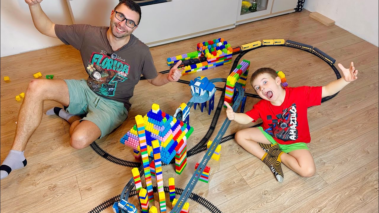 Марк Построил ГИГАНТСКУЮ Железную Дорогу и Город
