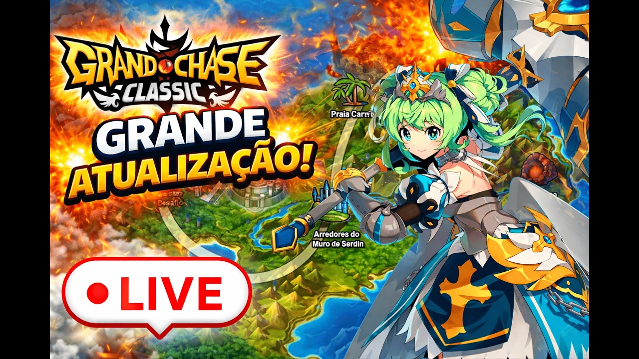 FAZENDO DIARIAS E O DESPERTAR! ⚔️ GRAND CHASE CLASSIC AO VIVO | TROPA DO 2Z !pix  !discord !guilda