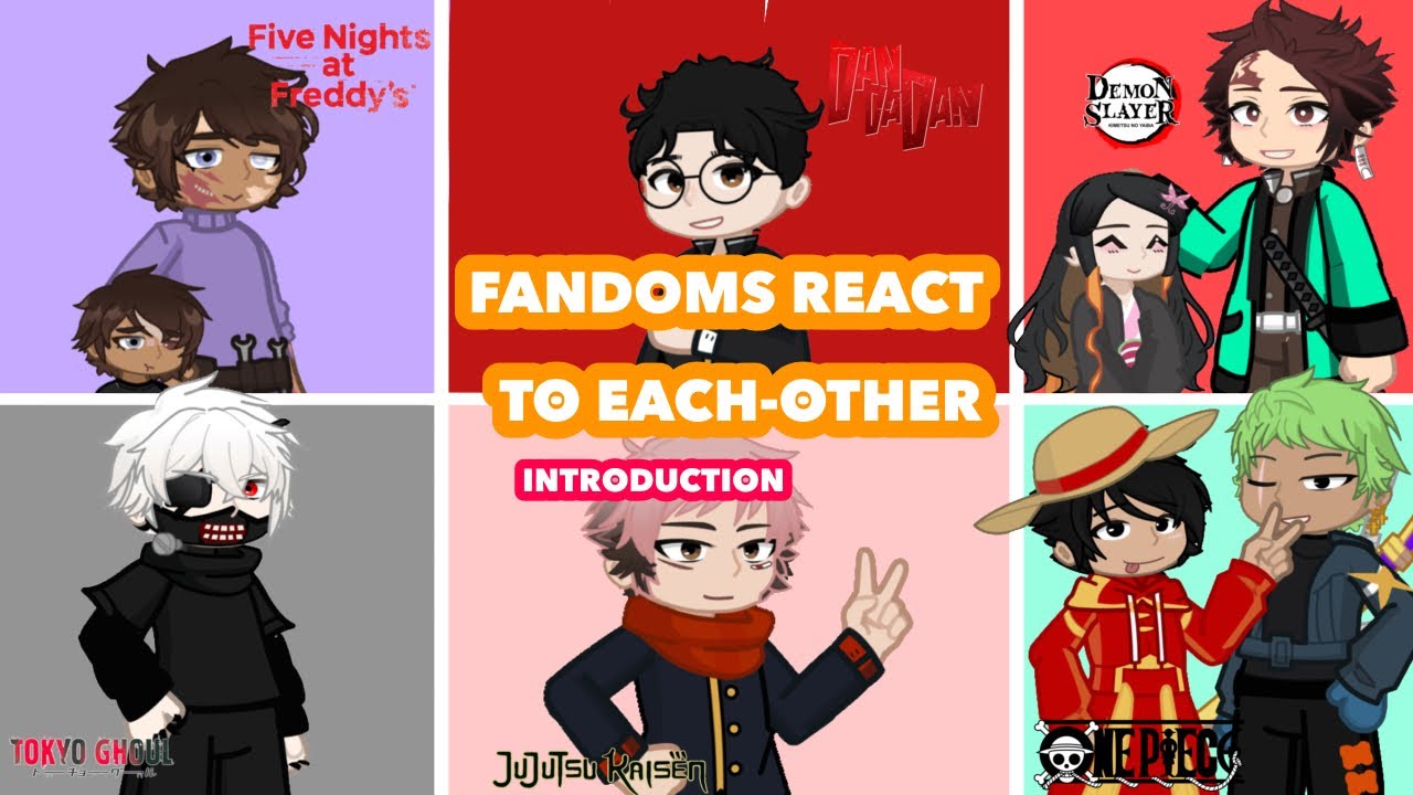 Fandoms REACT To Eachother | INTRODUCTION | 2x Speed |