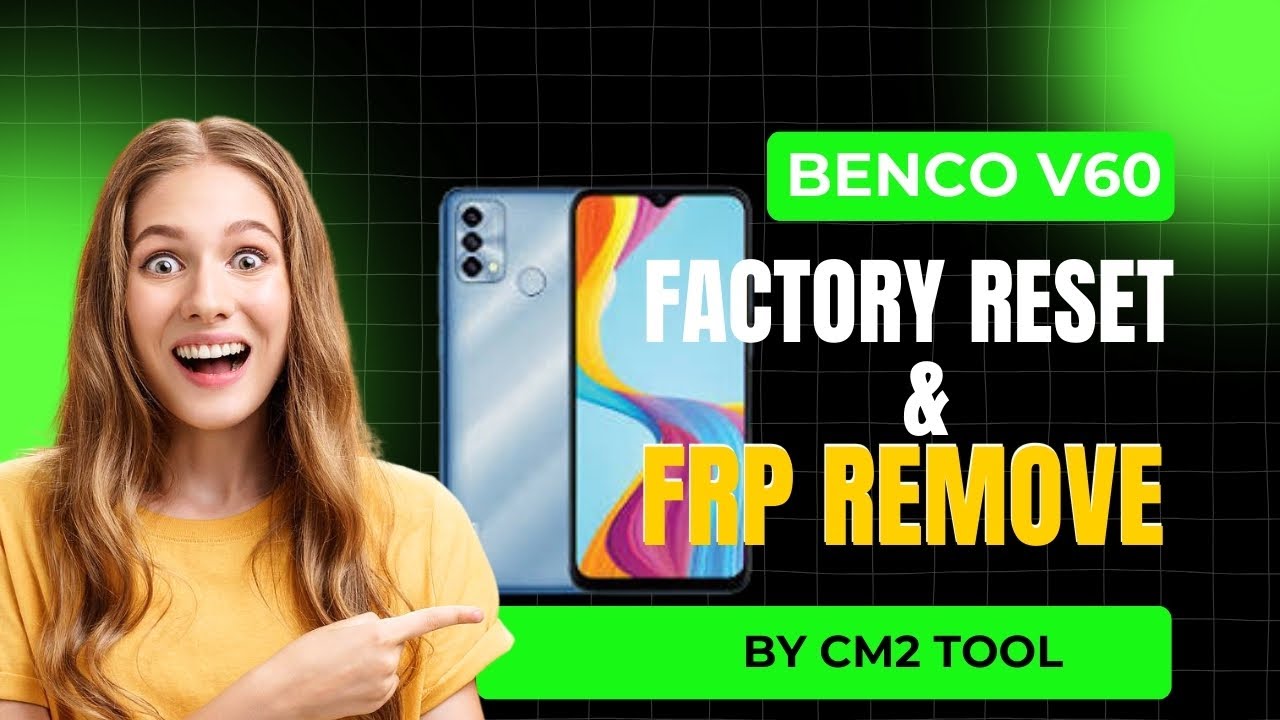 Benco V60 Factory Reset & Frp Remove by CM2 Tool. #frp #frp_unlock #frpbypass
