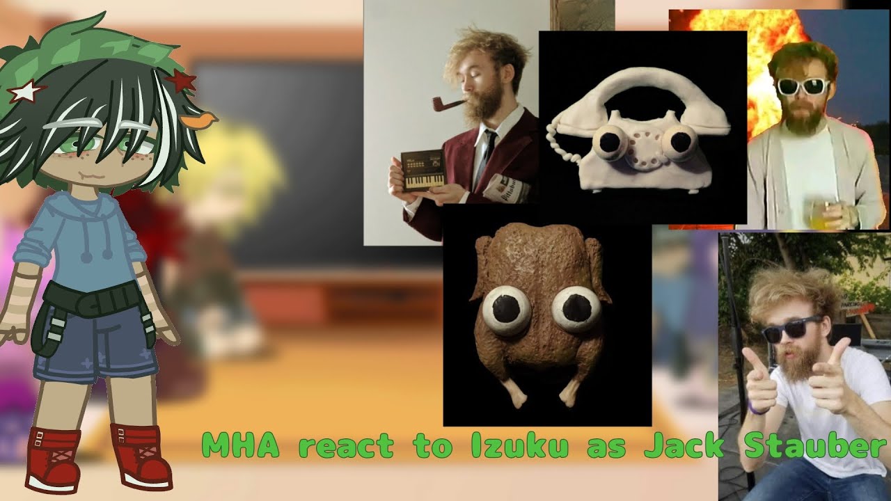 MHA react to Izuku as Jack Stauber //Izuku Birthday Special 💚\\ {2x Speed}