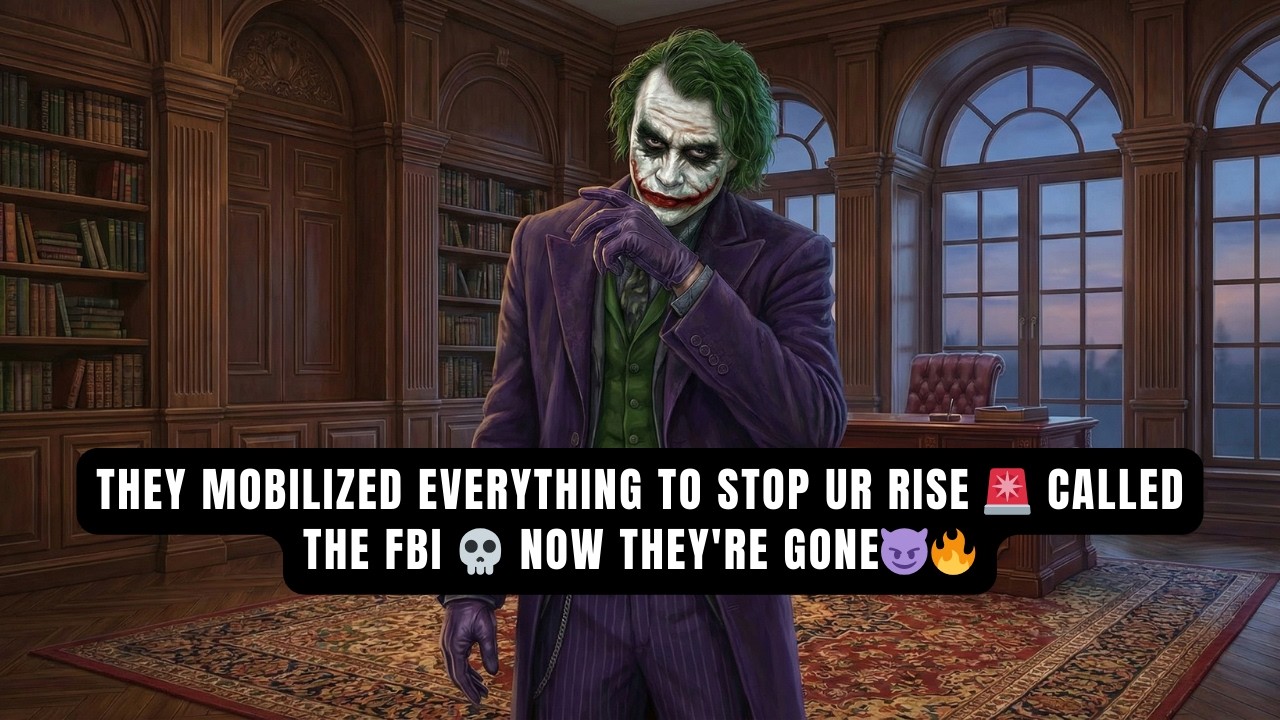 THEY SENT THE FBI WHEN THEY SAW U RISING... NOW THEY'RE THE ONES WHO NO LONGER EXIST😈💀 |JOKER SPEECH