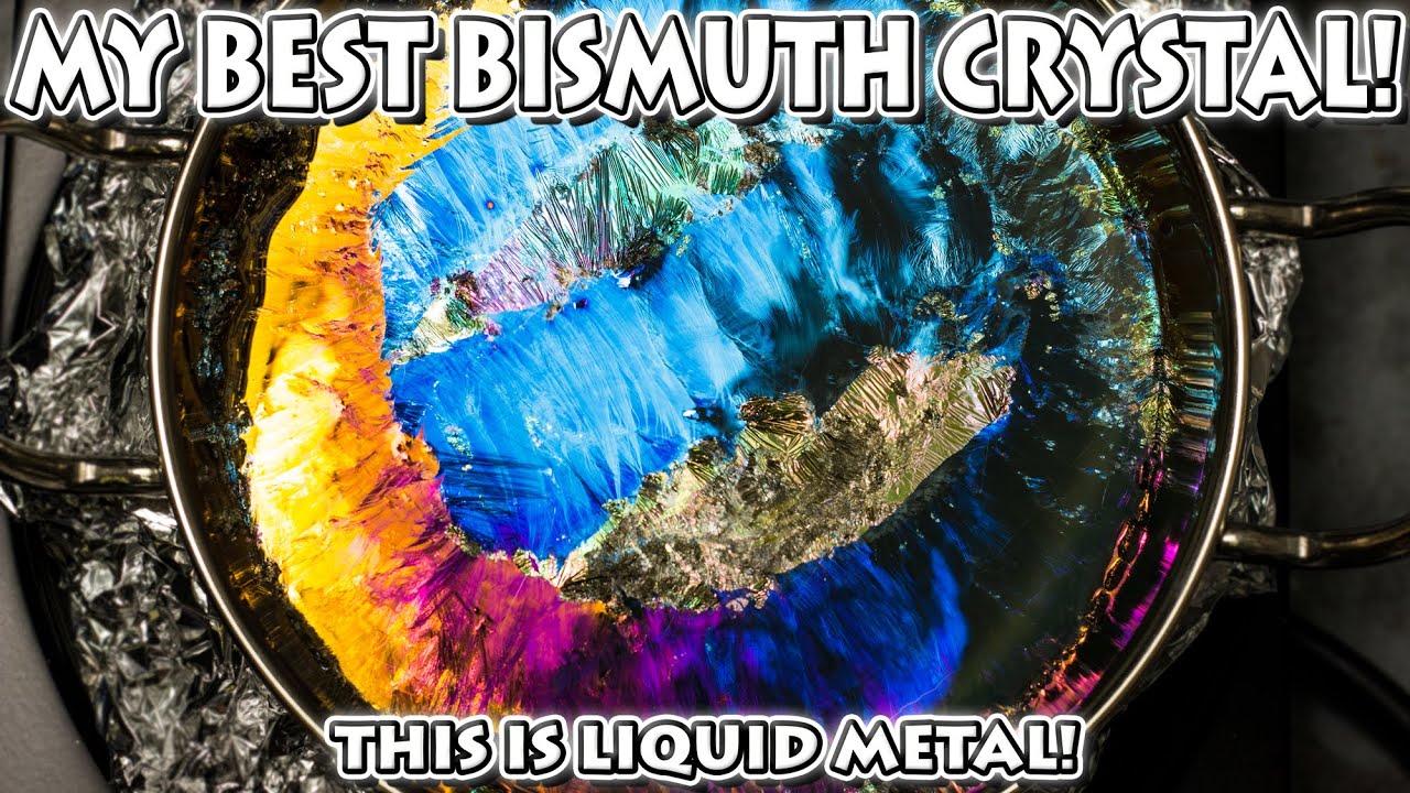 MAKING MY BEST BISMUTH CRYSTALS YET!