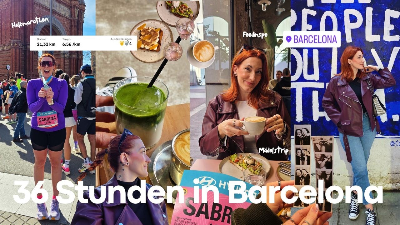 One Night in Barcelona | Mädelstrip, Food-Spots & mein dritter Halbmarathon 🏃🏼‍♀️✨