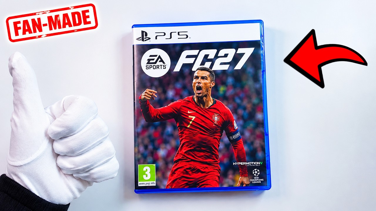 EA SPORTS FC 27 PS5 Physical Copy Unboxing (CR7 Edition Fan-Made)