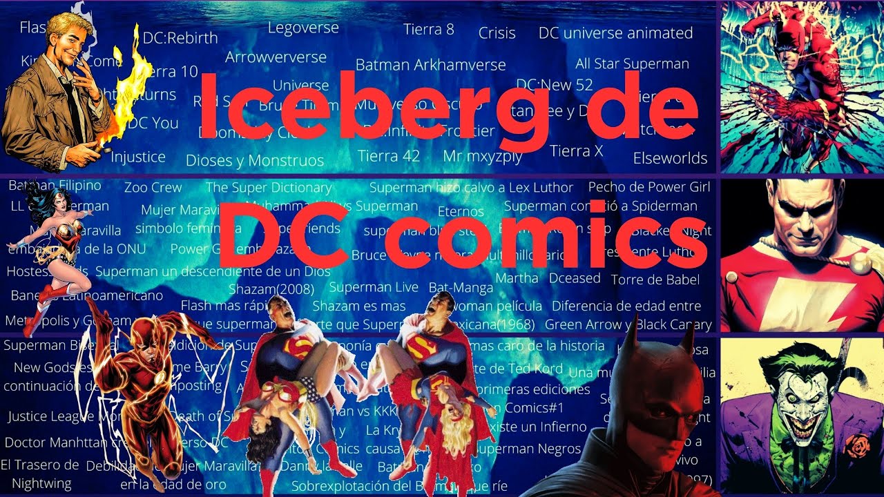Iceberg de DC comics parte 1 (nivel 1-3)