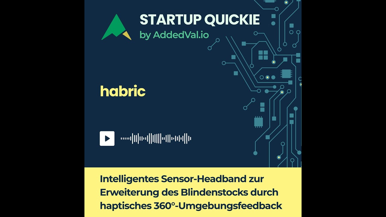 #152 habric: Wie ein vibrierendes Headband blinden Menschen neue Orientierung gibt