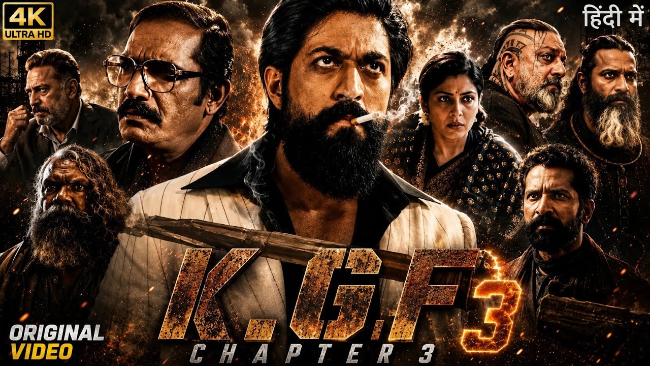 K.G.F Chapter 3 Hindi Dubbed Movie &bull; New Released 