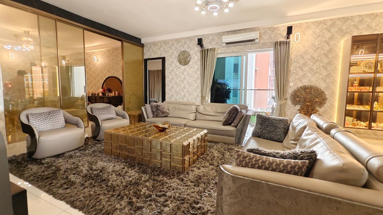 4340 SFT LUXURY FULLY FURNISHED 4 BHK FLAT FOR SALE GATED GACHIBOWLI HYDERABAD ELIP PROPERTY #sale