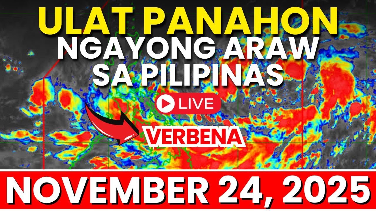 Ulat Panahon Ngayong Araw Sa Pilipinas November 24, 2025 | Pagasa Weather Update Today