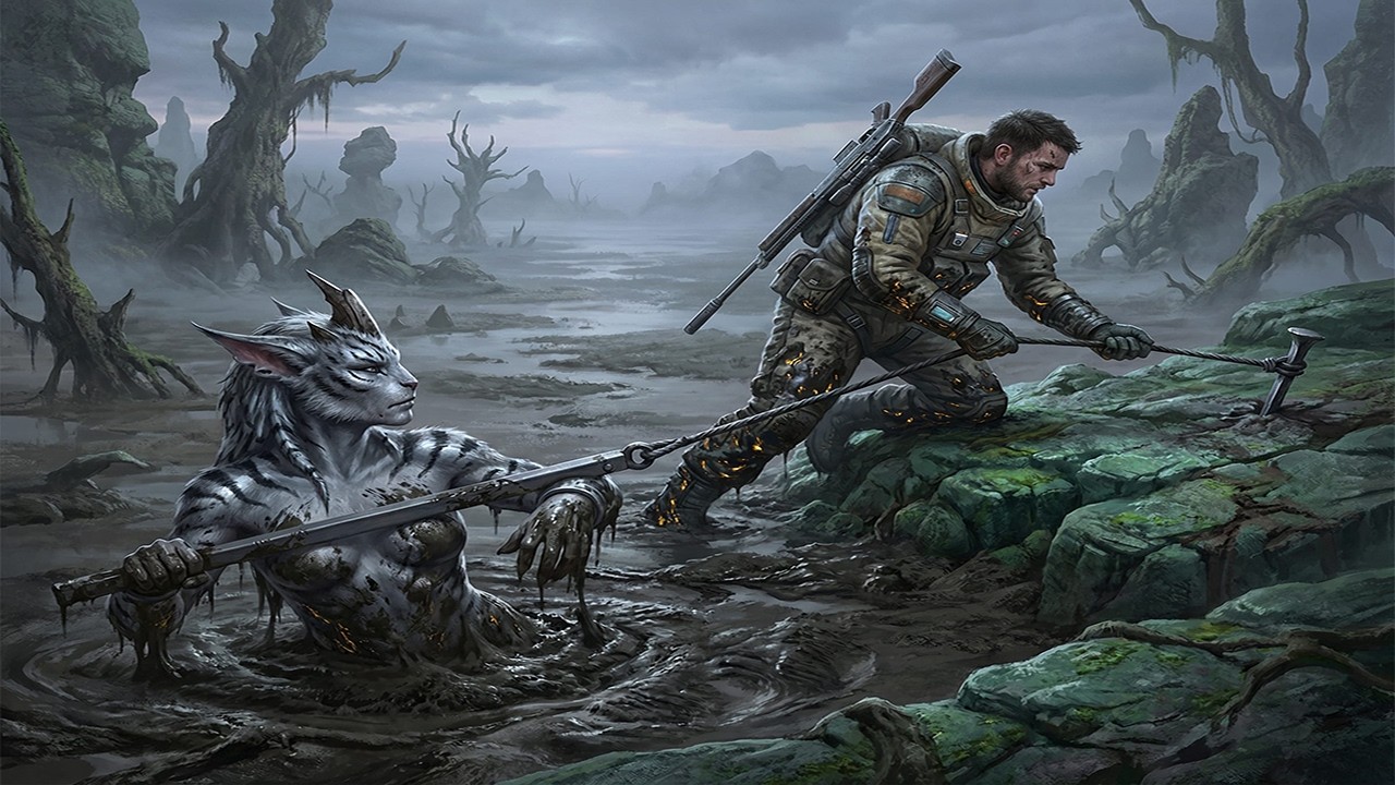 A Human Saves An Alien Female Trapped In Quicksand — What She Reveals Is Shocking -- HFY