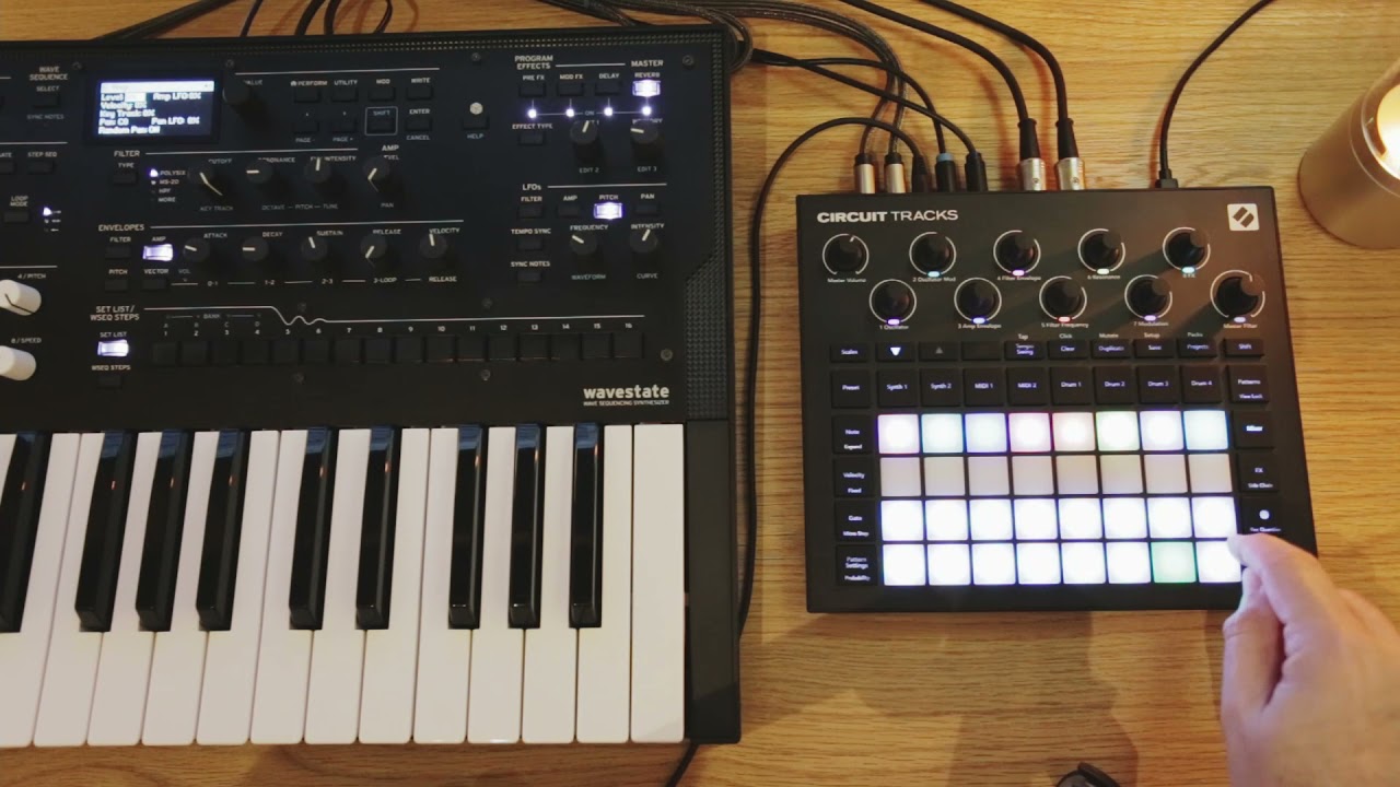 Axel F (1984) cover - using Circuit Tracks and Korg Wavestate
