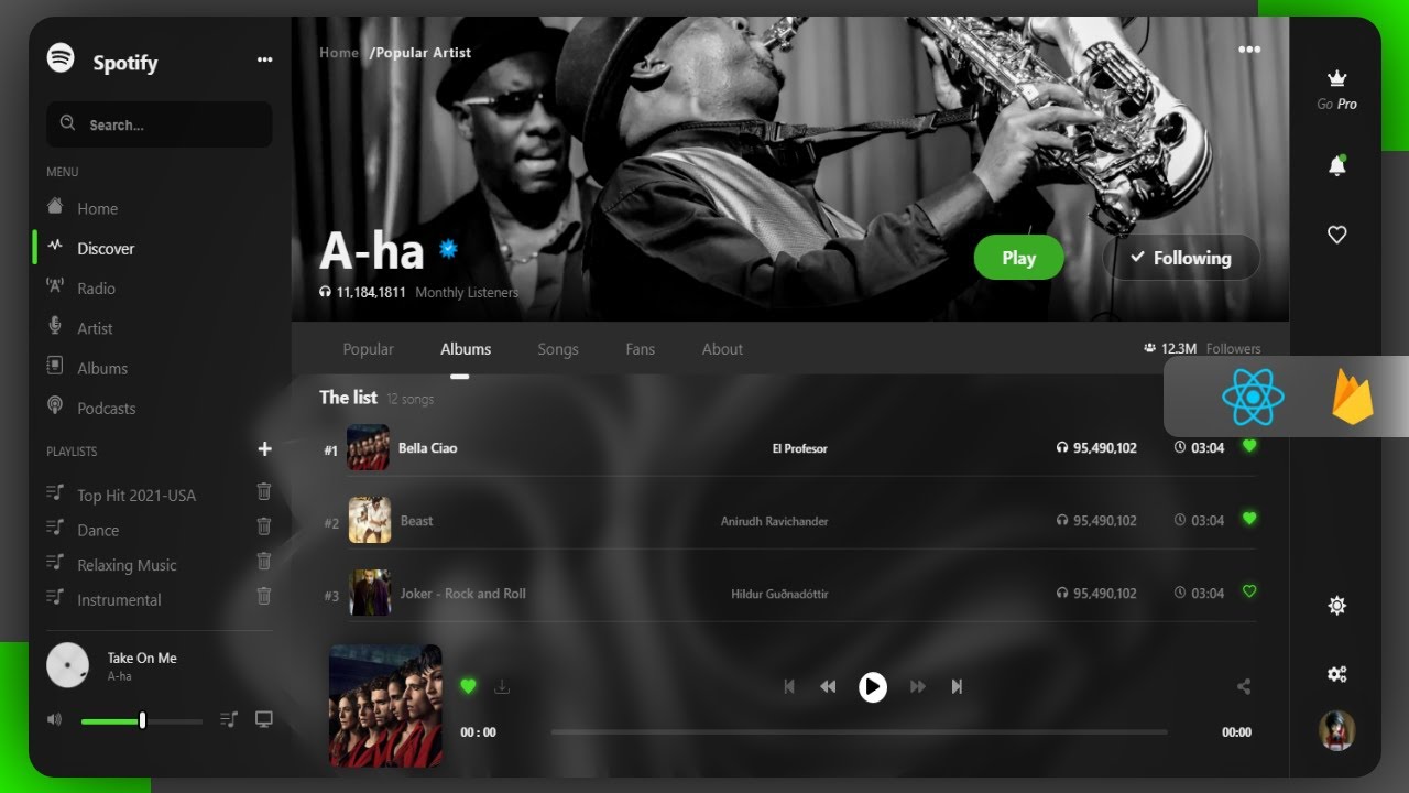 How to build Spotify clone 2.0 - React Js For Beginners in 6 Hours