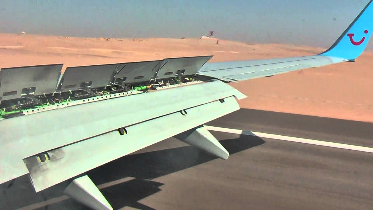 Landing on Airport Luxor Egypt with Arke Fly
