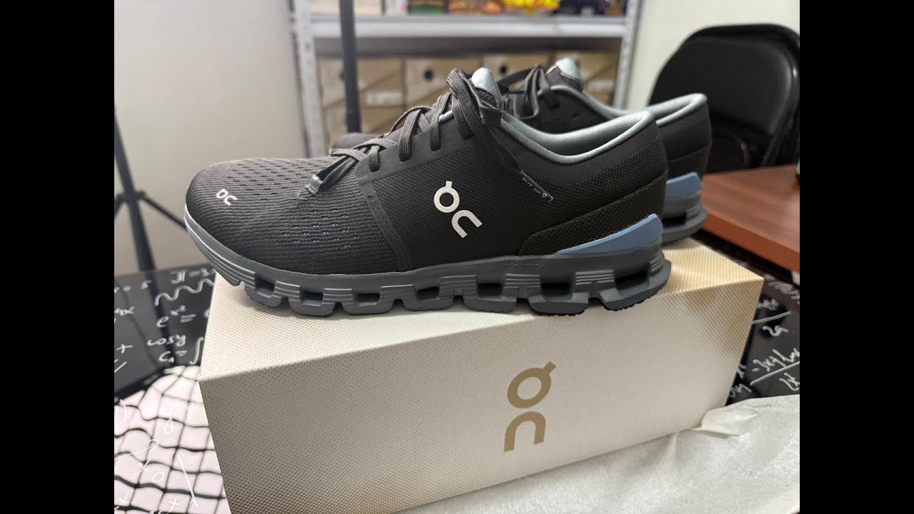 ON Cloud X 4 Black/Chambray Unboxing