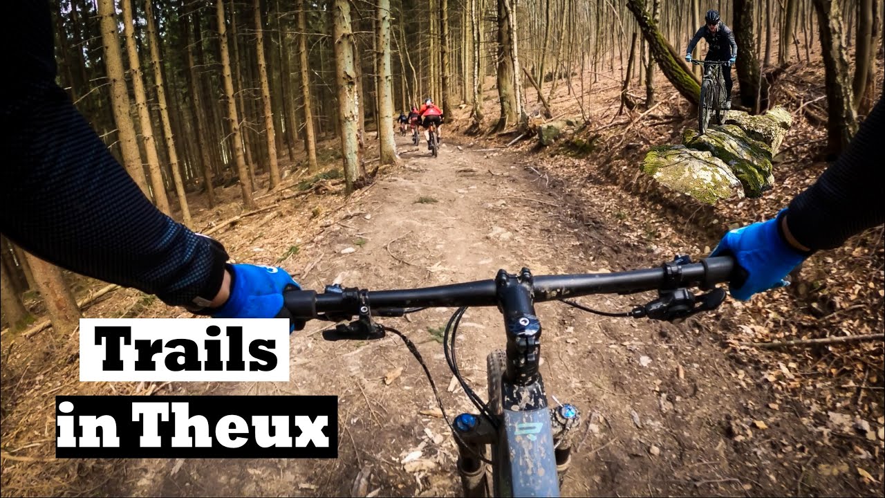 MTB: Riding HIDDEN singletracks in Theux (Belgium) 4k