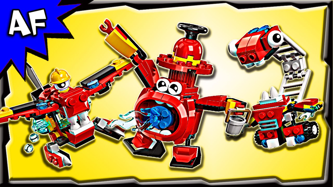 Lego Mixels MCFD Series 8 Splasho, Aquad, Hydro Build Review 41563, 41564, 41565