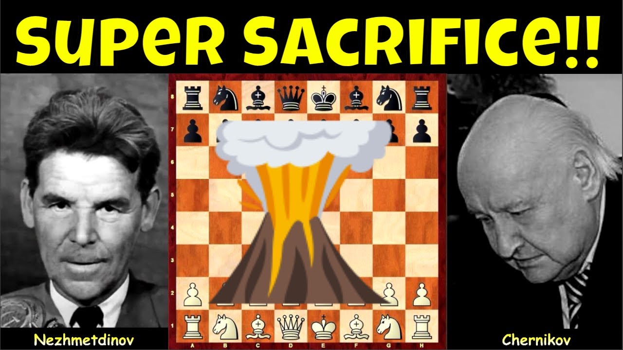 Lakas ng Loob! Super Sacrifice talaga!! | Nezhmetdinov vs Chernikov 1962