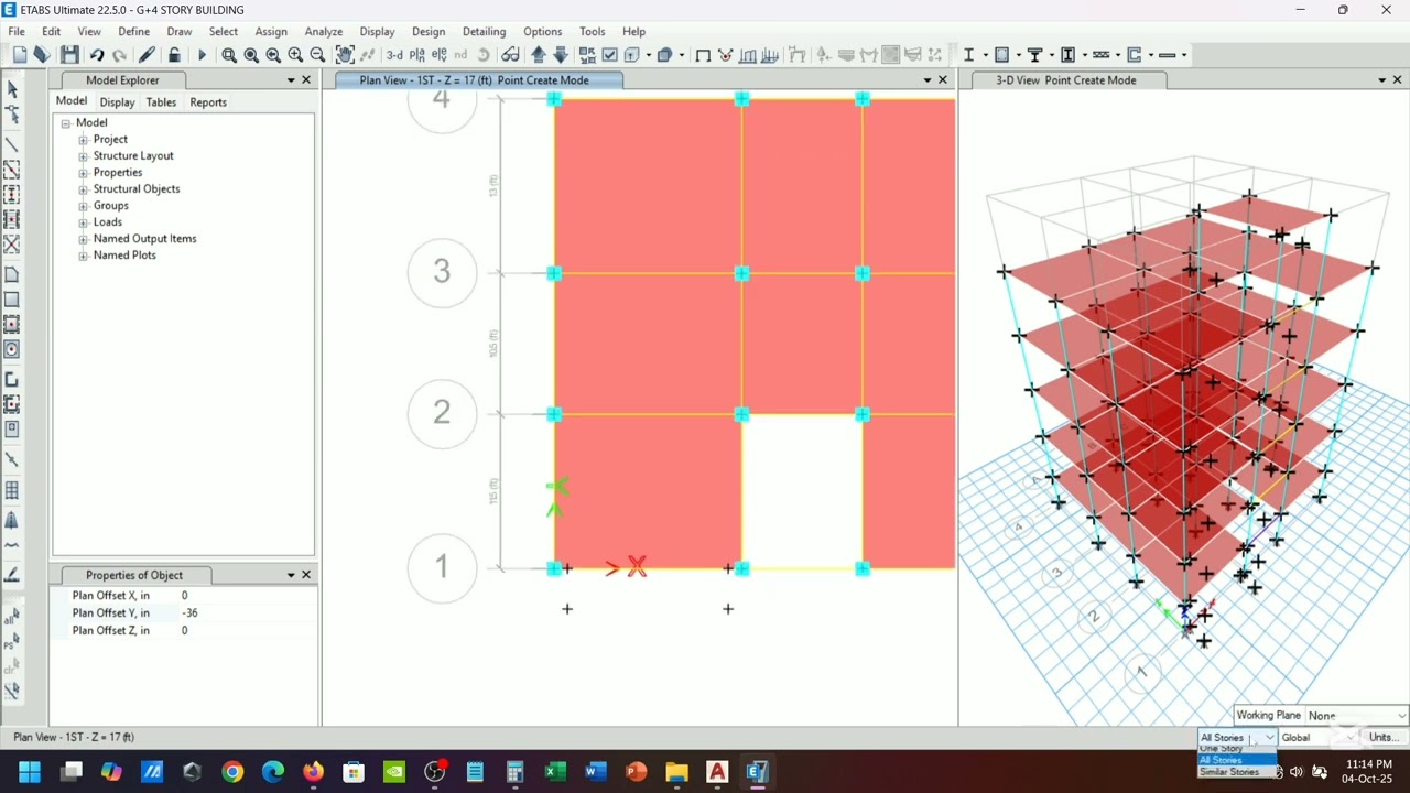 How to make verandah in etabs v.22