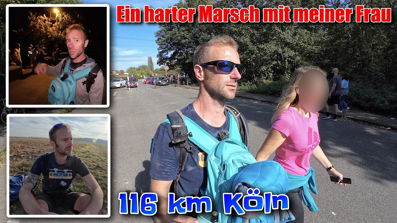 116 km rund um Köln mit meiner Frau