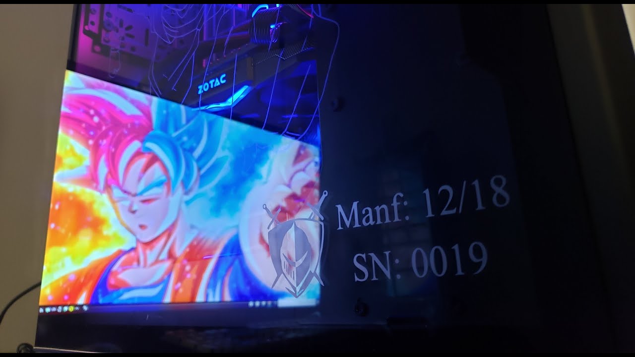 Super Saiyan God Themed PC: CM SL600M i7 8700/GTX 1080 Speed Build