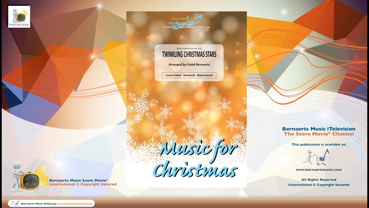 TWINKLING CHRISTMAS STARS - Ray Sacks, arr. Frank Bernaerts