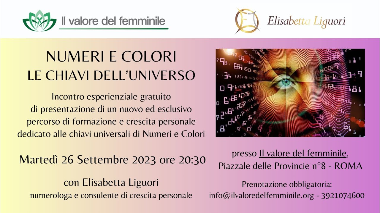 INCONTRI DI CULTURA EVOLUTIVA: Intervista a ELISABETTA LIGUORI