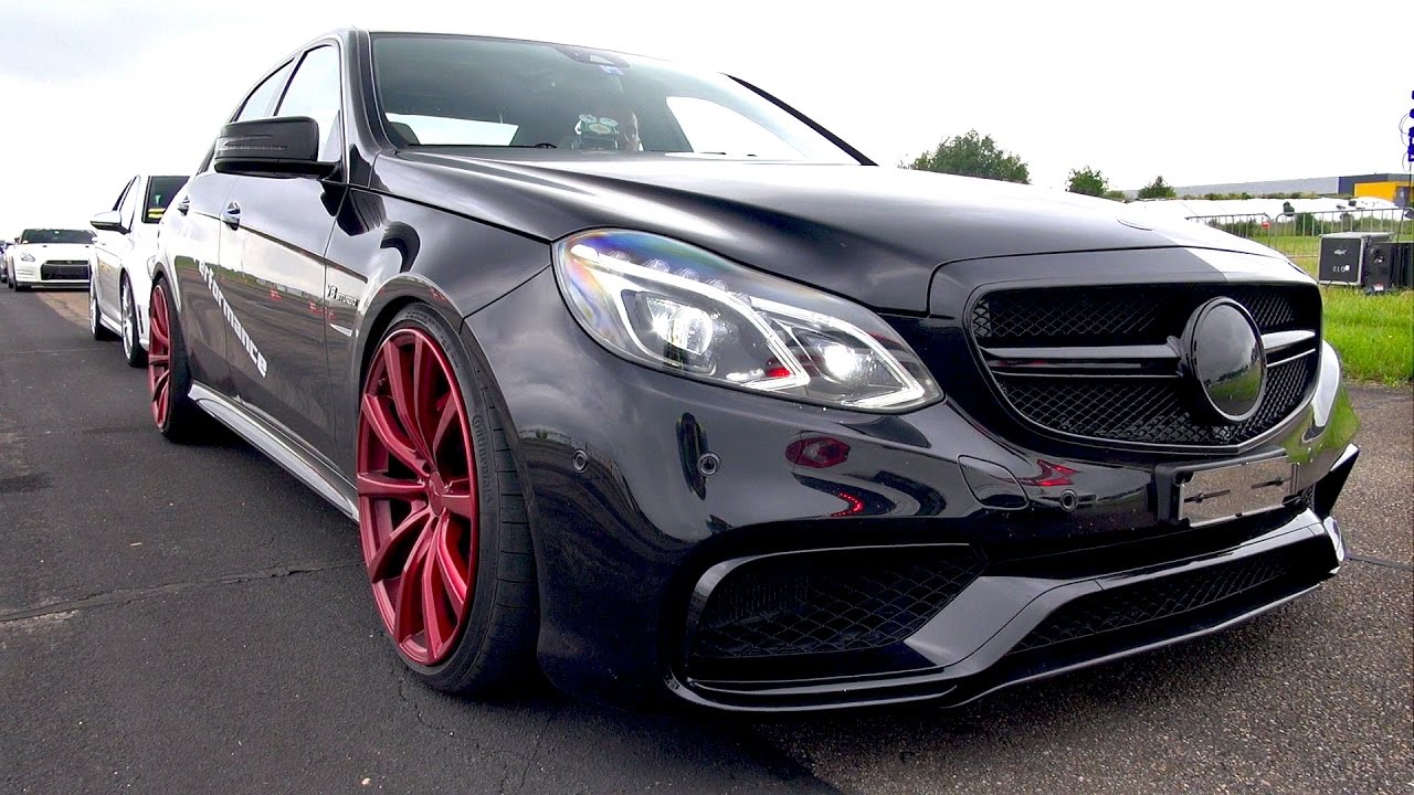850HP Mercedes-Benz E63 AMG LA Performance - REVS & DRAG RACE!