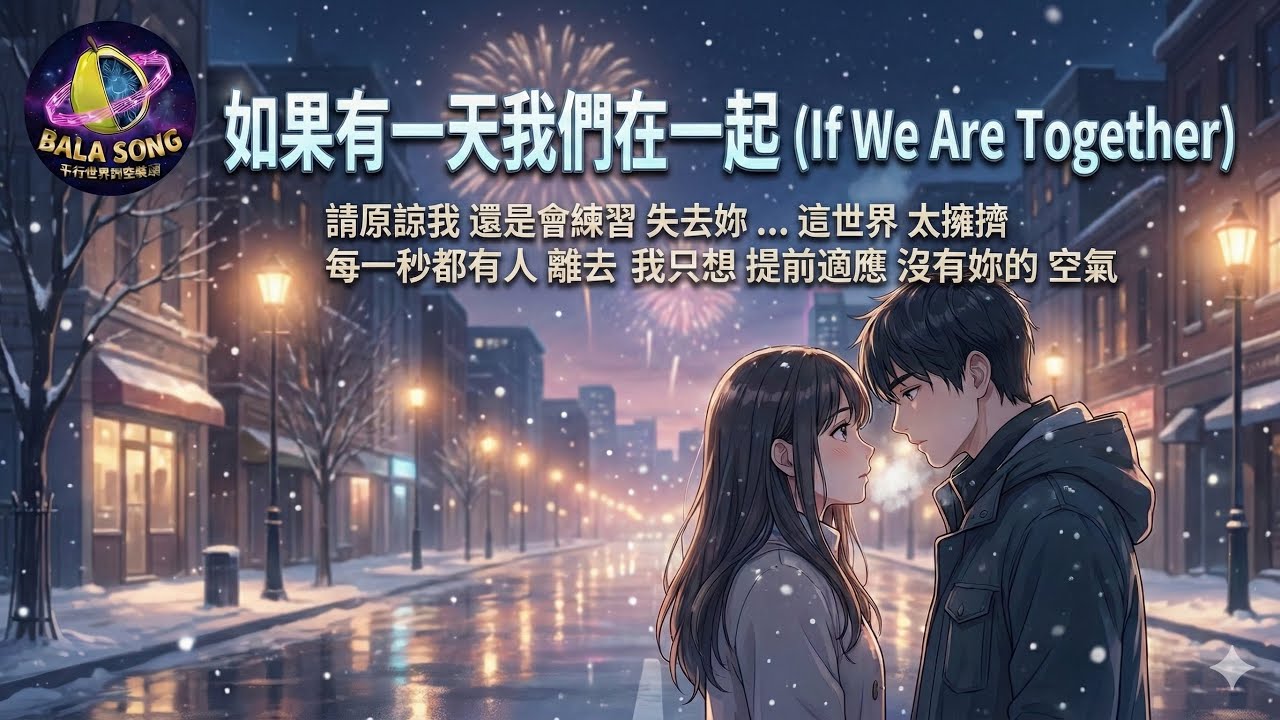 如果有一天我們在一起(If We Are Together) (抒情/浪漫愛情/曖昧） BALA SONG 平行世界的芭樂頌