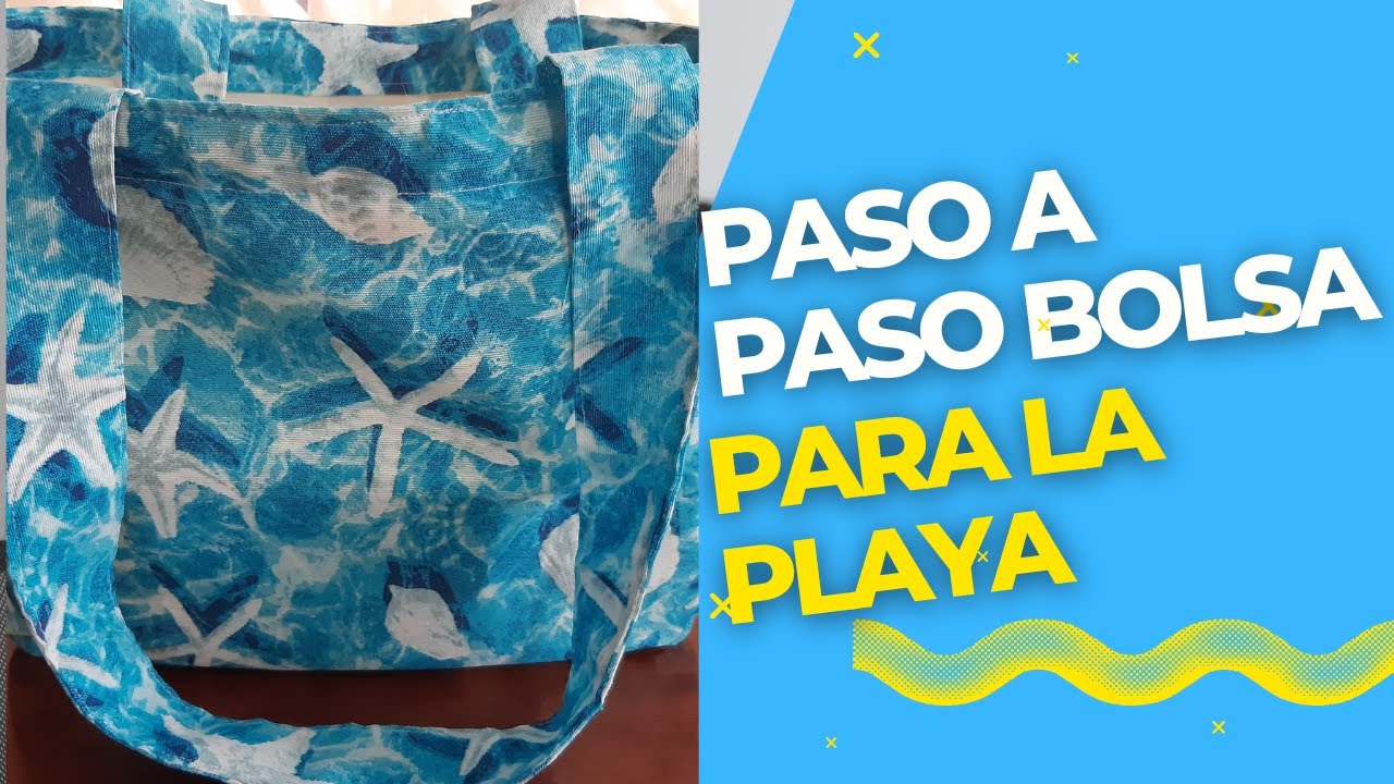 [PASO A PASO] Como hacer una bolsa Ecológica para playa Hecha en poco tiempo