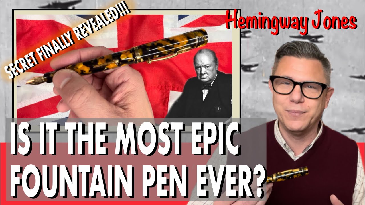 Best Fountain Pen Ever? Conway Stewart Churchill Fountain Pen Revealed!