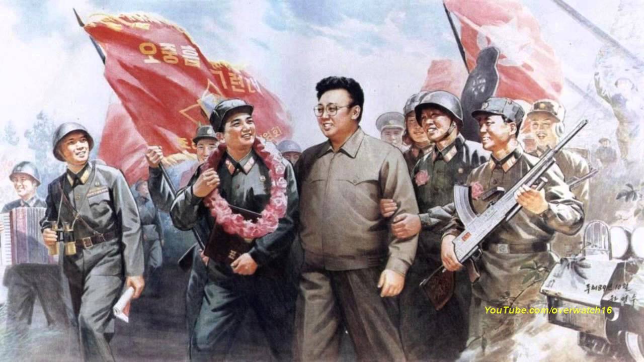 North Korean Song: People Call and Follow Him - Instrumental