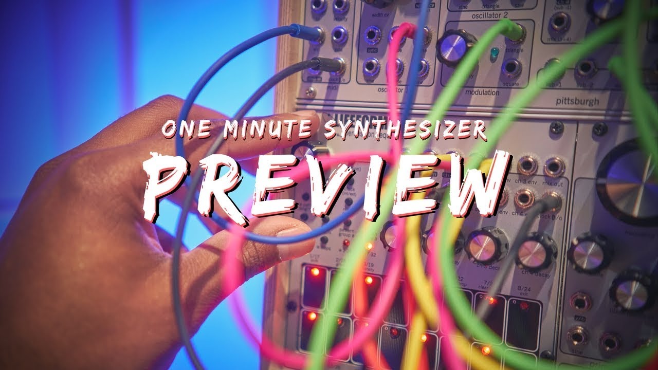 One Minute Synthesizer P-Review!!! Ep. 1 Pittsburgh Modular Lifeforms Percussion Sequencer