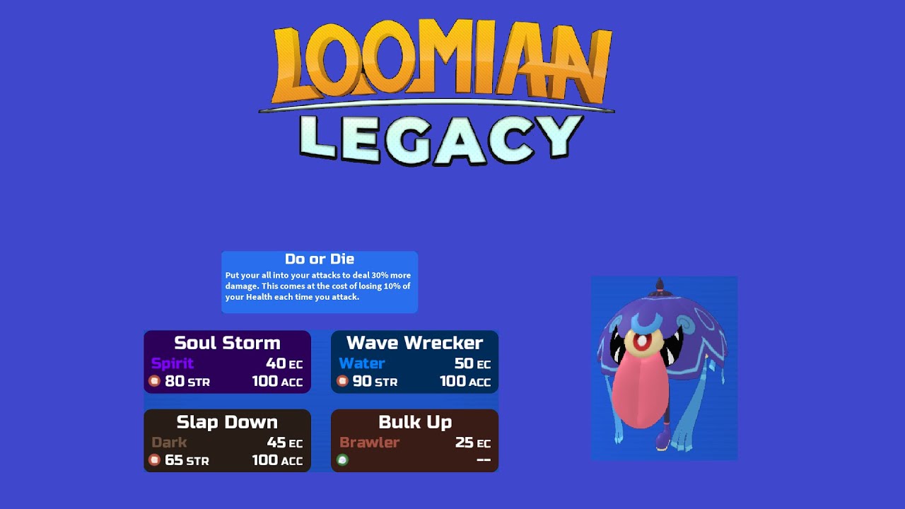 Parasoul is an Umbrella, Loomian Legacy PVP