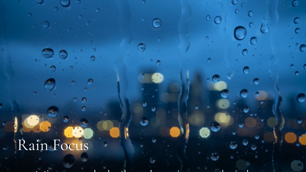 Calm Rainy Night Ambient Music for Deep Focus