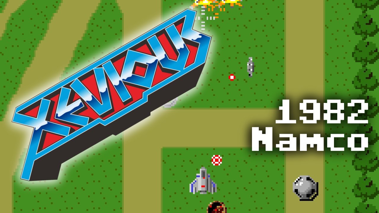 Xevious - 1982 - Namco #xevious #namco #arcade #arcadegame #retrogamer #retrogame #classicarcade