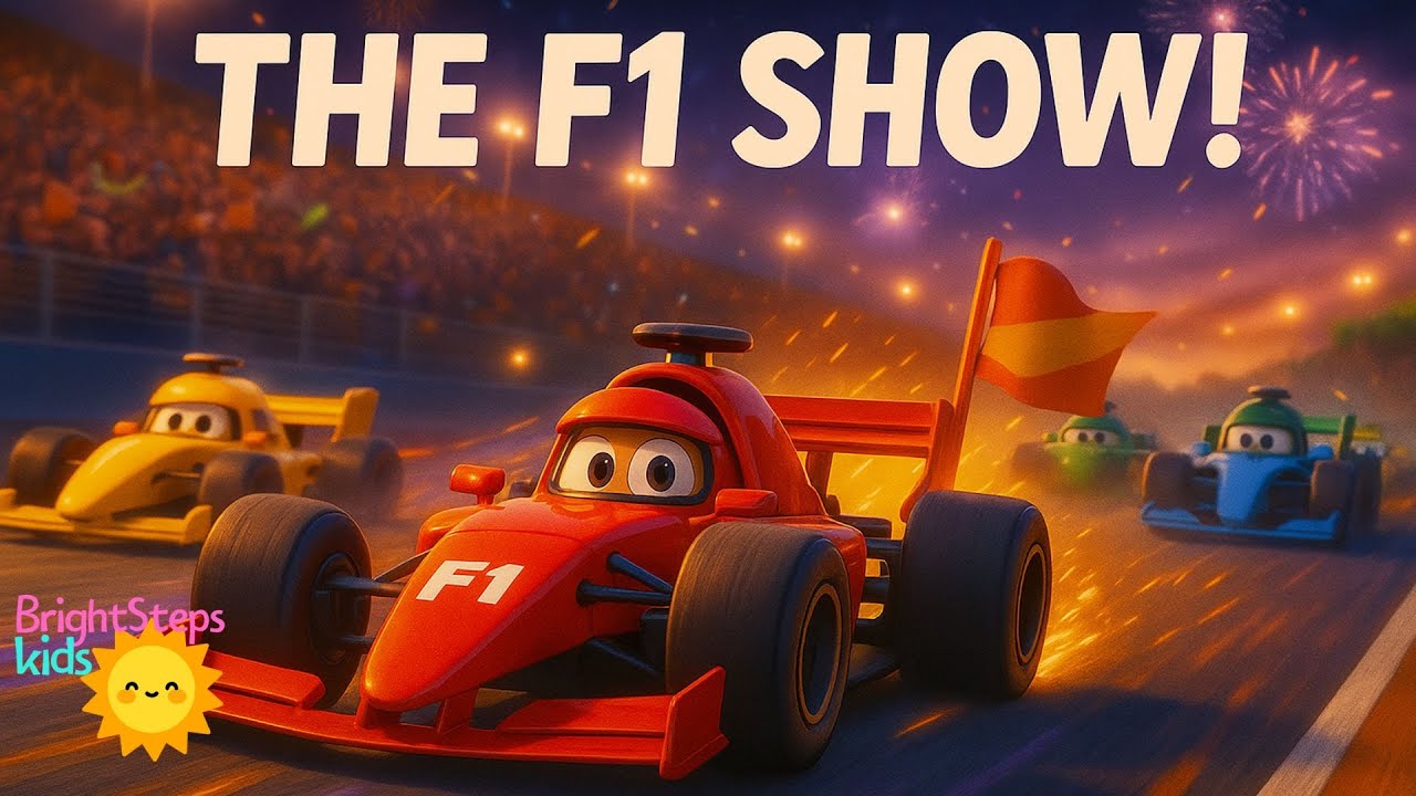 The F1 Show 🏁 | Kids Racing Adventure Inspired by 🏎️ Real Formula 1 | Nursery Rhyme & Kids Songs