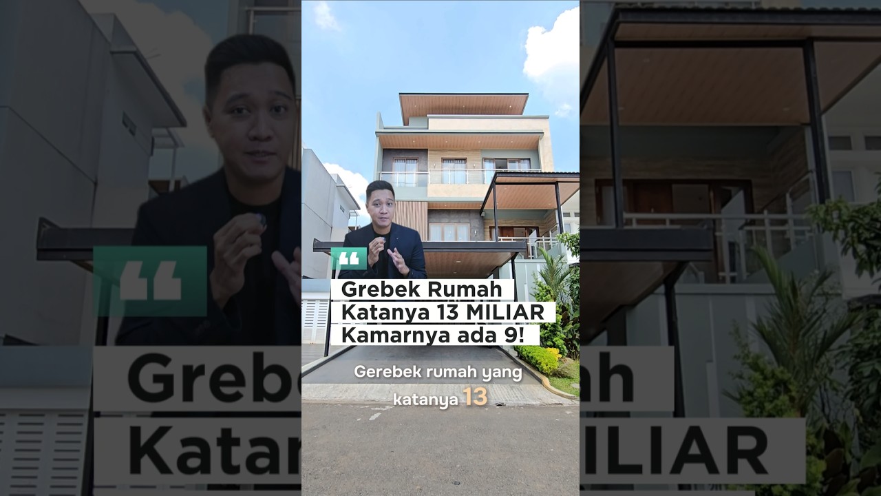 Rumah Mewah 13 Miliar di Gading Serpong - Punya 9 Kamar