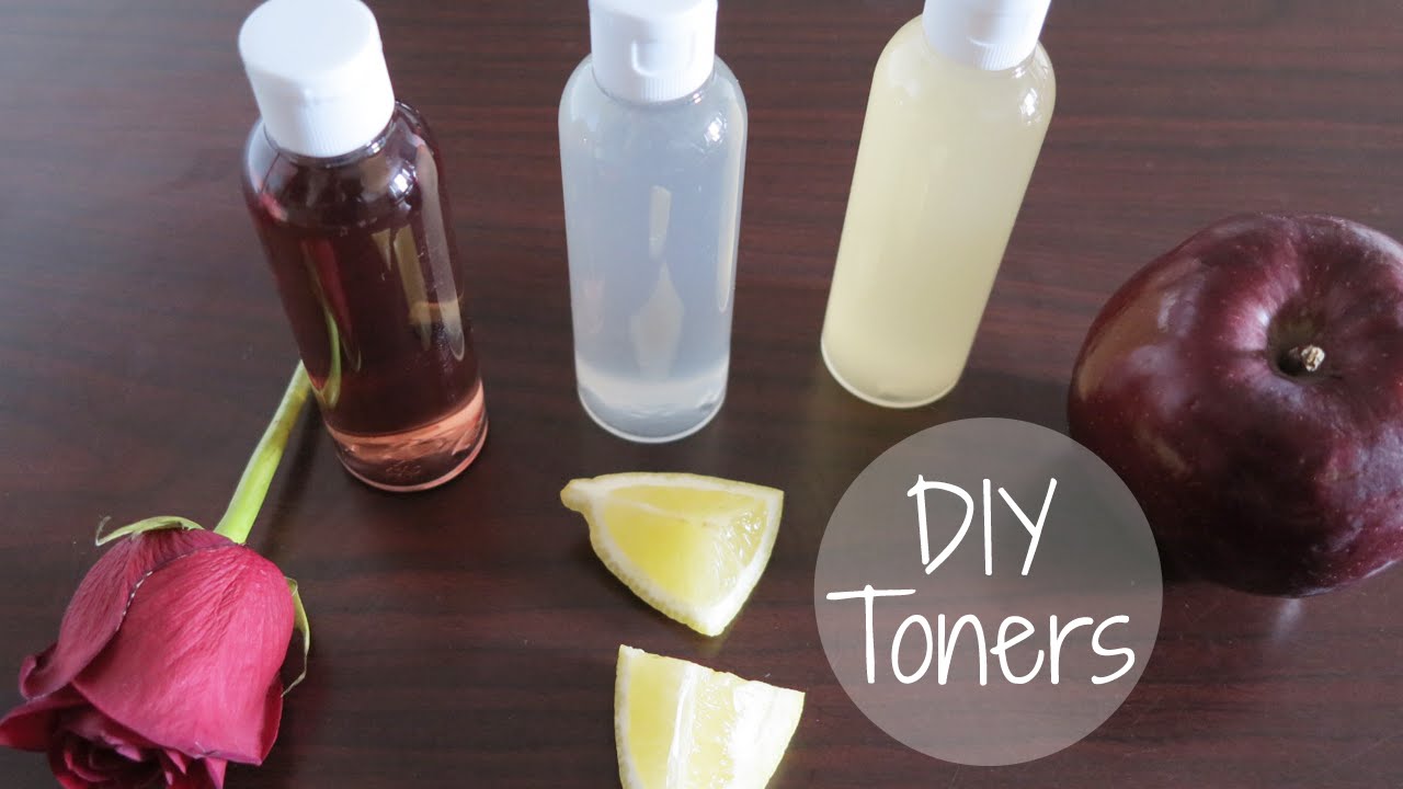 3 DIY Natural Face Toners | Rose + Lemon + Vinegar
