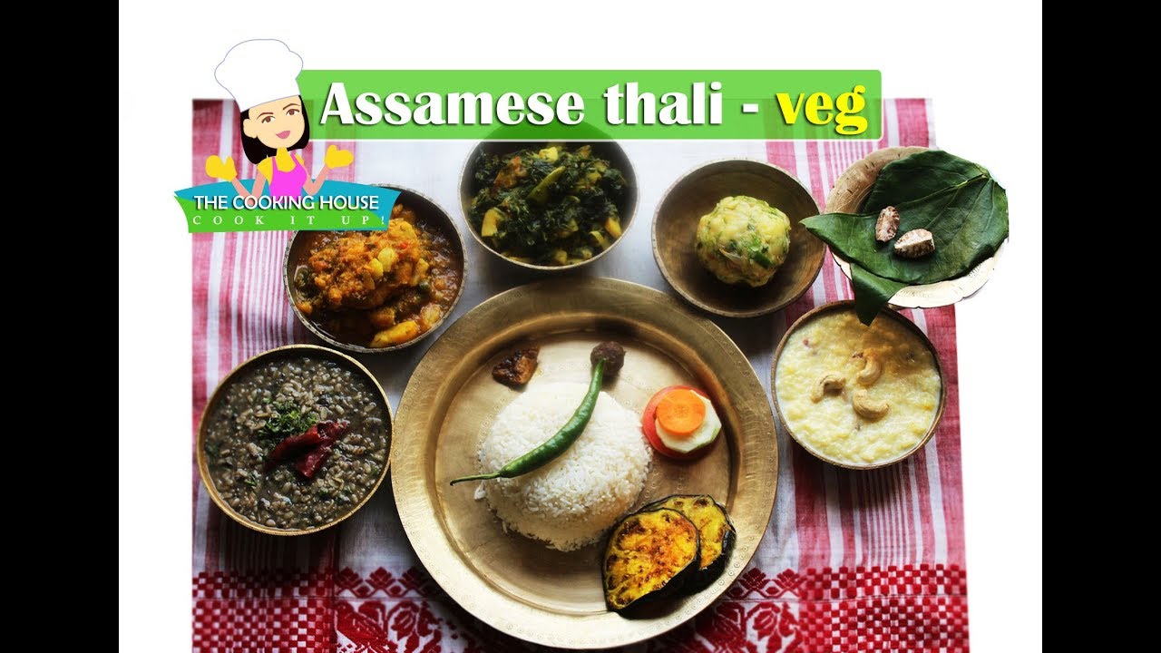 Assamese veg thali