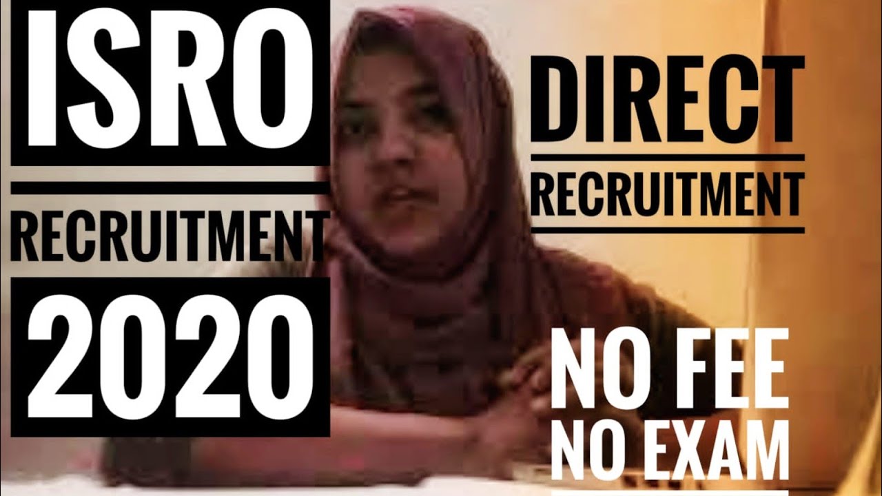ISRO Recruitment 2020 | Latest Job Updates | Apply Online | No Fee | No Exam | Apprentice Trainee.
