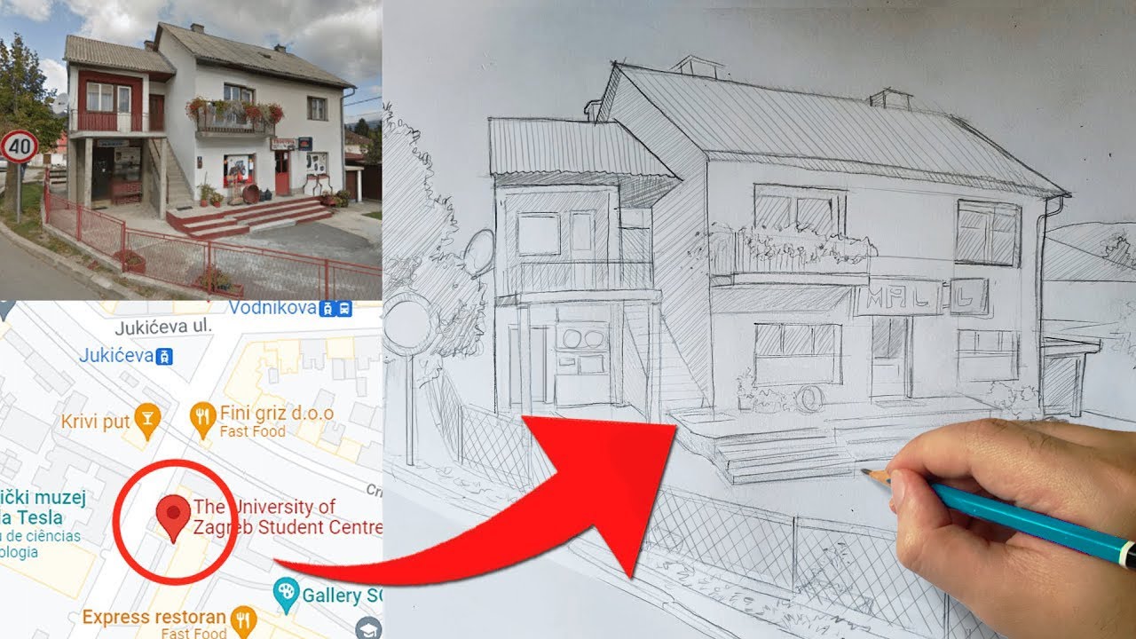 Aprenda a DESENHAR CENÁRIOS fazendo ISSO