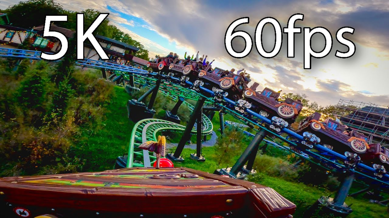 Max + Moritz - Moritz front seat on-ride 5K POV @60fps Efteling