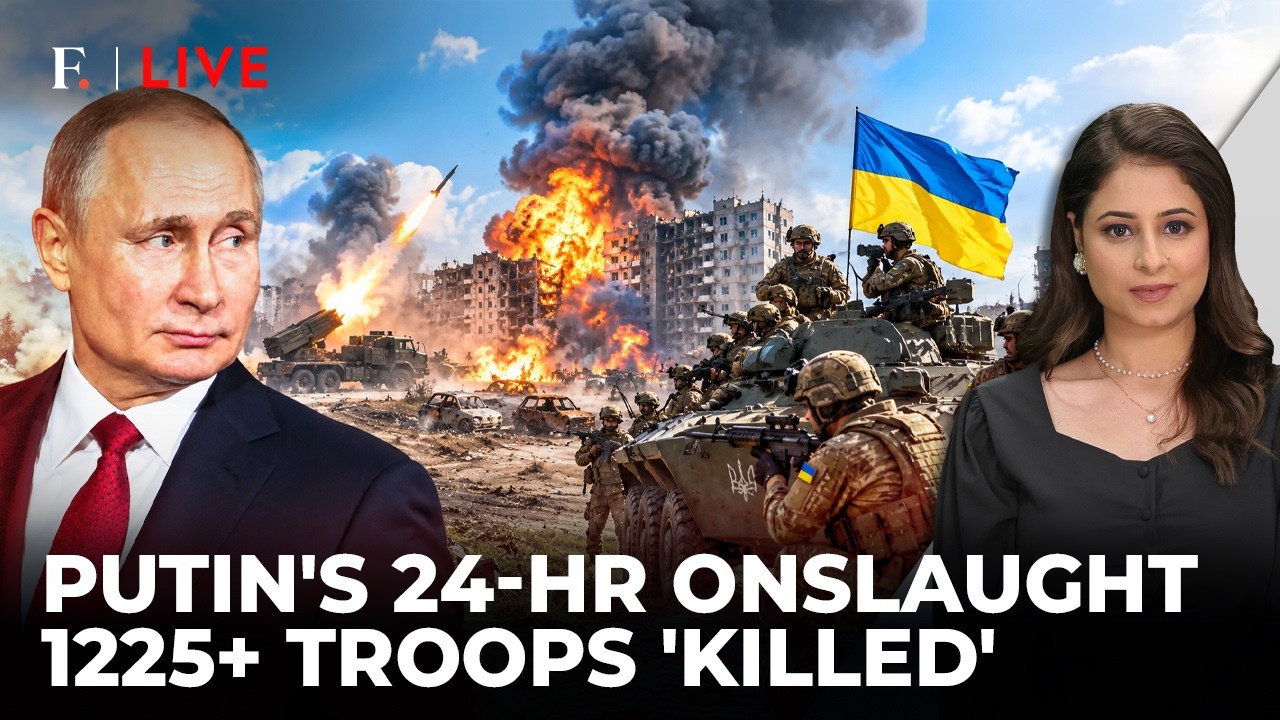Блицкриг России на Украине: 1200+ &laquo;погибших&raquo;, удар по сети военных поставок | Firstpost Live