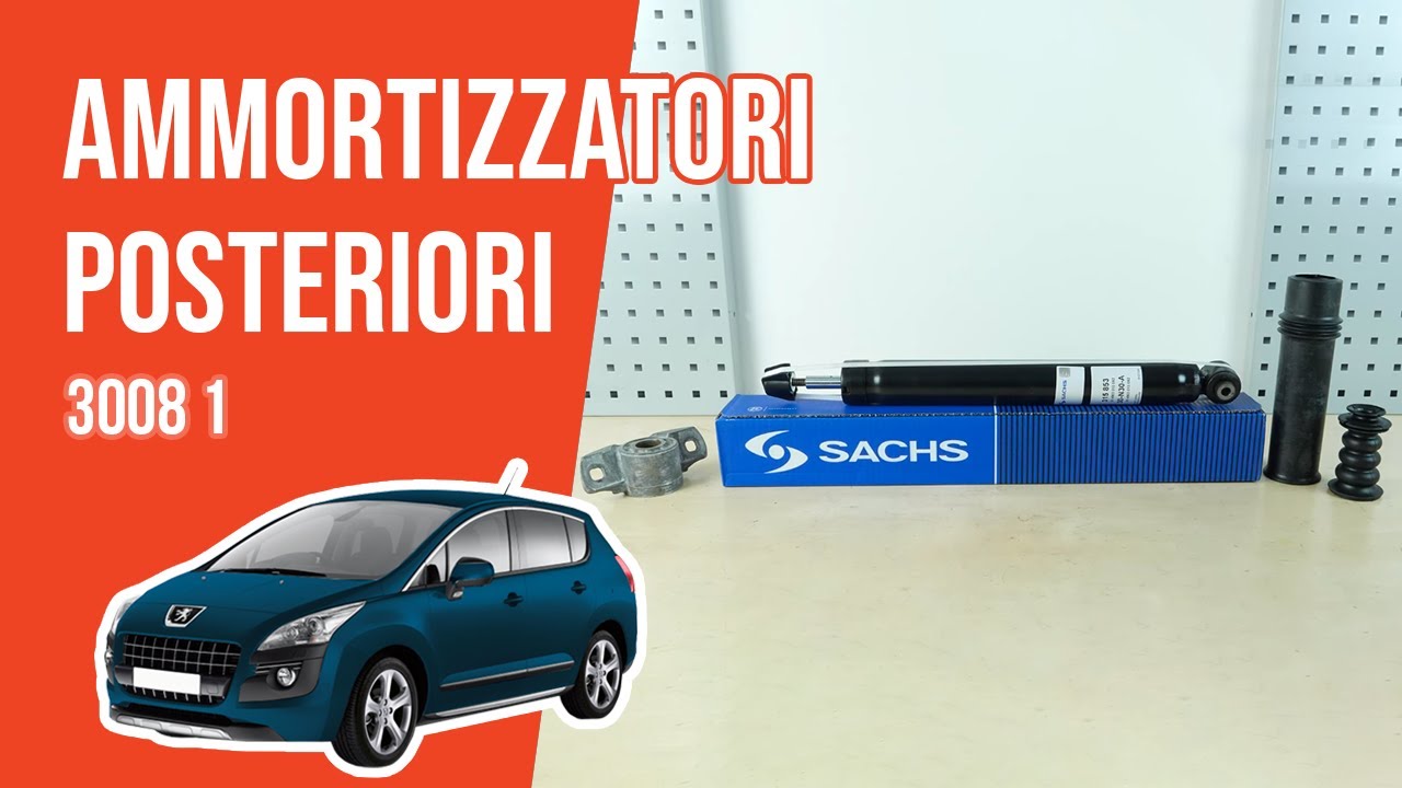 Sostituzione ammortizzatori posteriori Peugeot 3008 1 ➿
