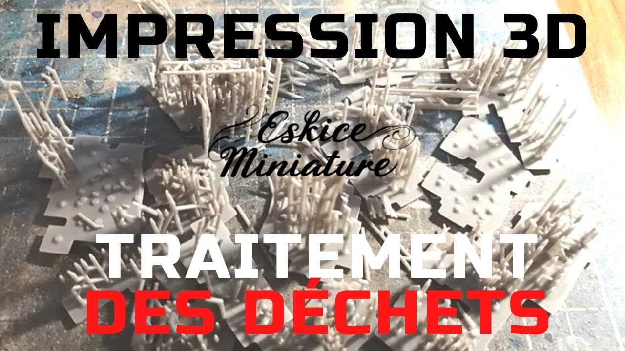 Traitement des déchets en IMPRESSION 3D